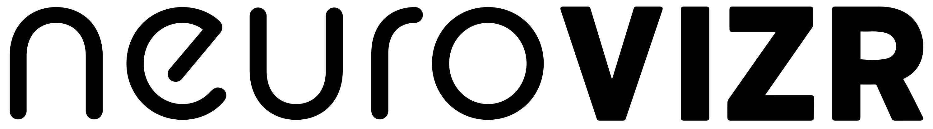 Neurovizr Logo in Schwarz